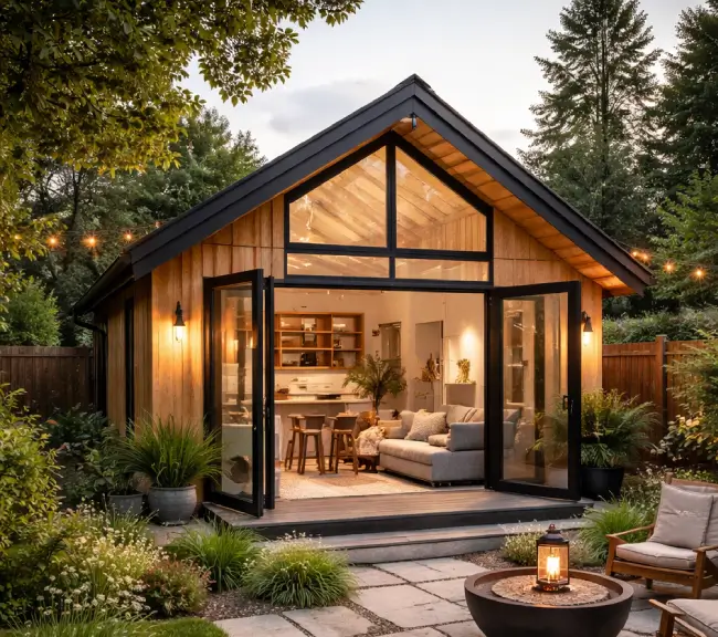 Custom DADU backyard cottage in Capitol Hill, Seattle